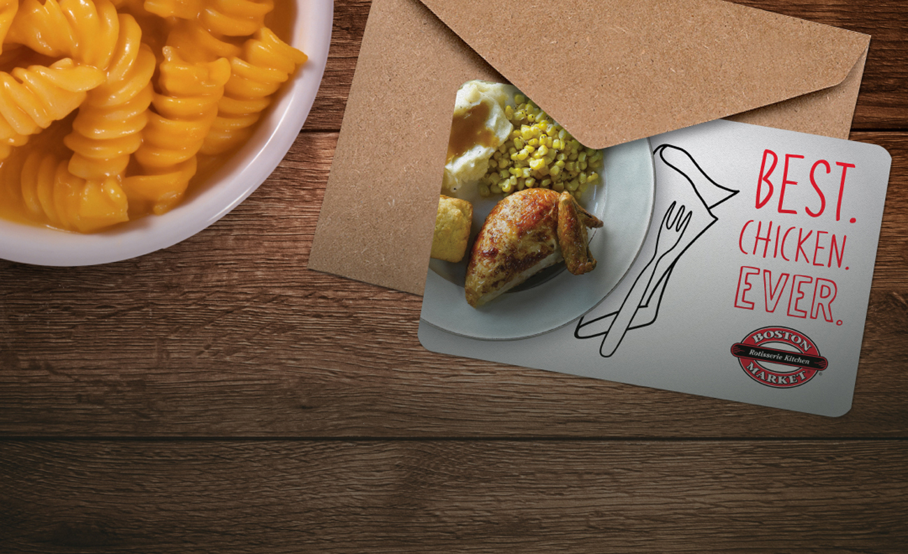  Boston Market Gift Card